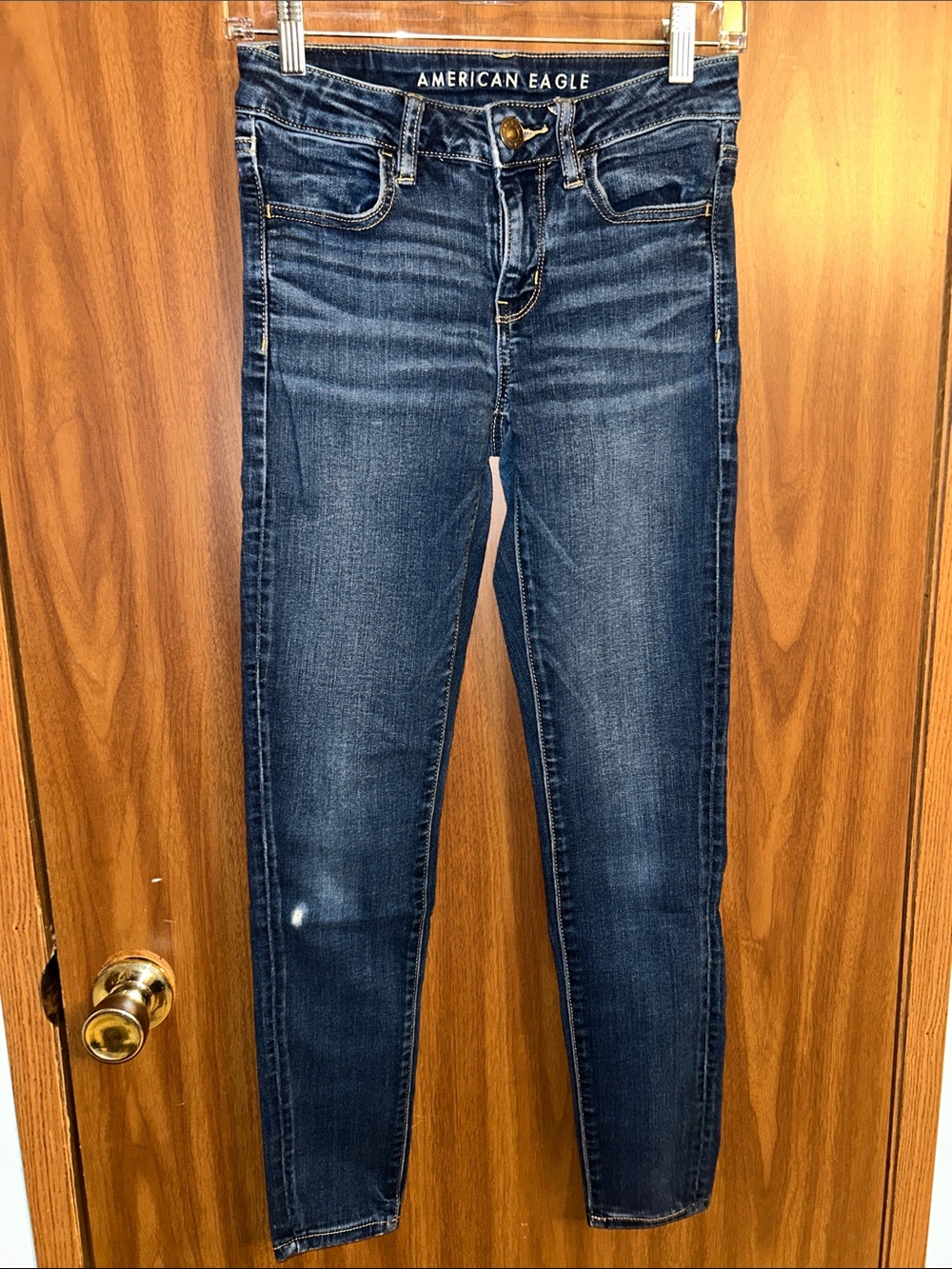 American Eagle Outfitters Dark Blue Skinny Jeans